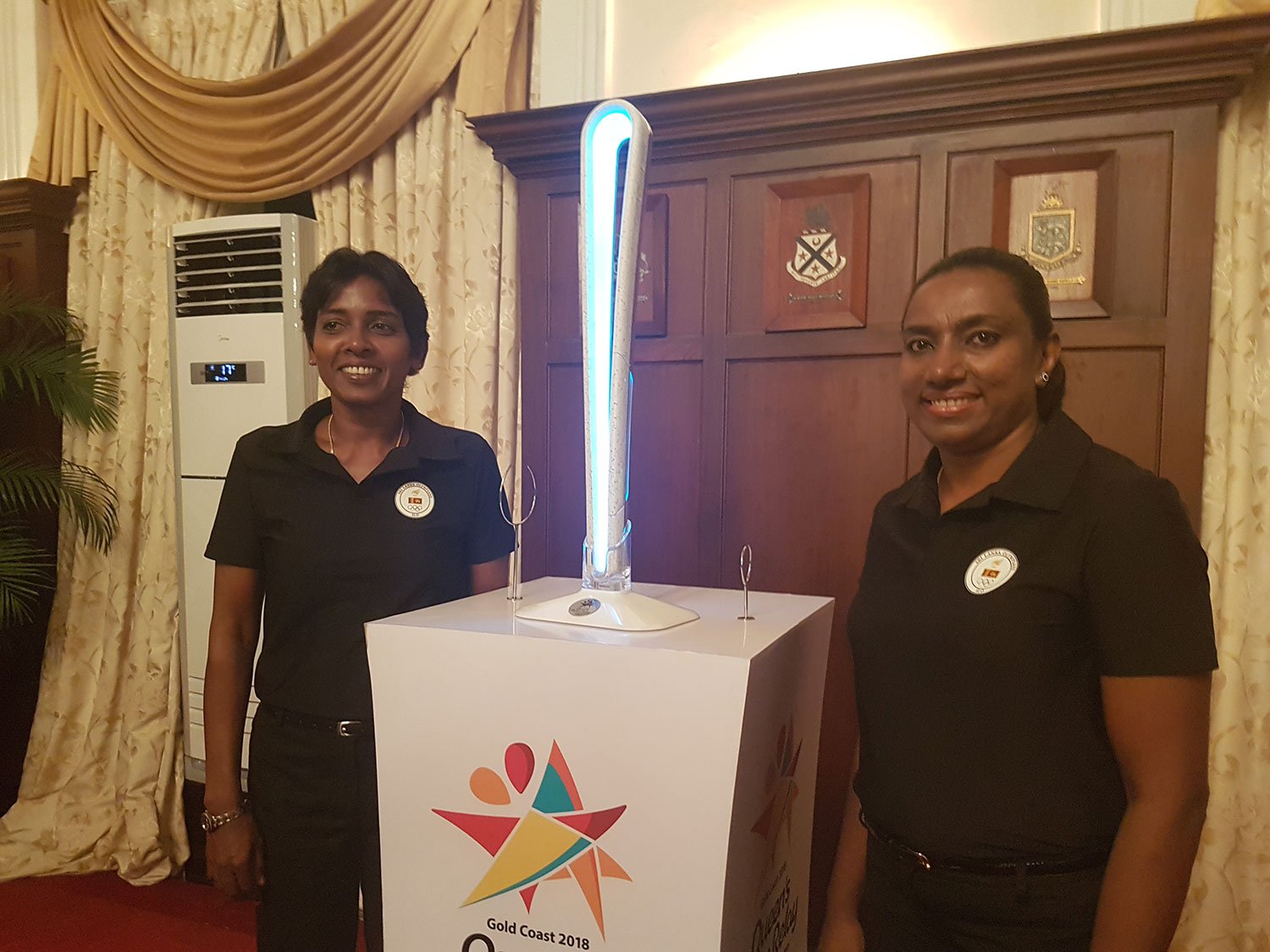 Official welcome of the ‘Queen’s Baton Relay’ by President Maitripala Siriseana