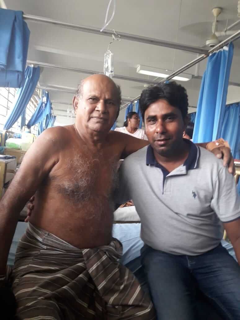 SLO Member Wimalasena Perera Receives Donations from Sport Ministry.