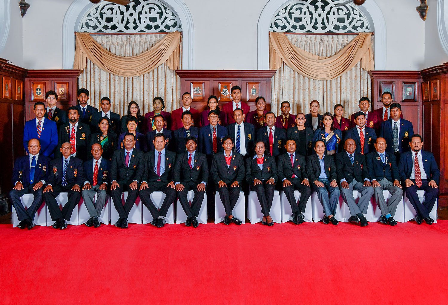 President Mithripala Sirisena Present “Ran Sammana” Awards to Sri Lanka Olympians