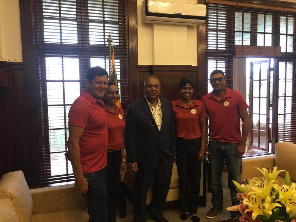 SLO Committee Met Hon Finance Minister Mangala Samaraweera