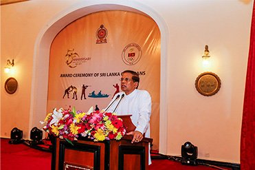 President Mithripala Sirisena Present “Ran Sammana” Awards to Sri Lanka Olympians