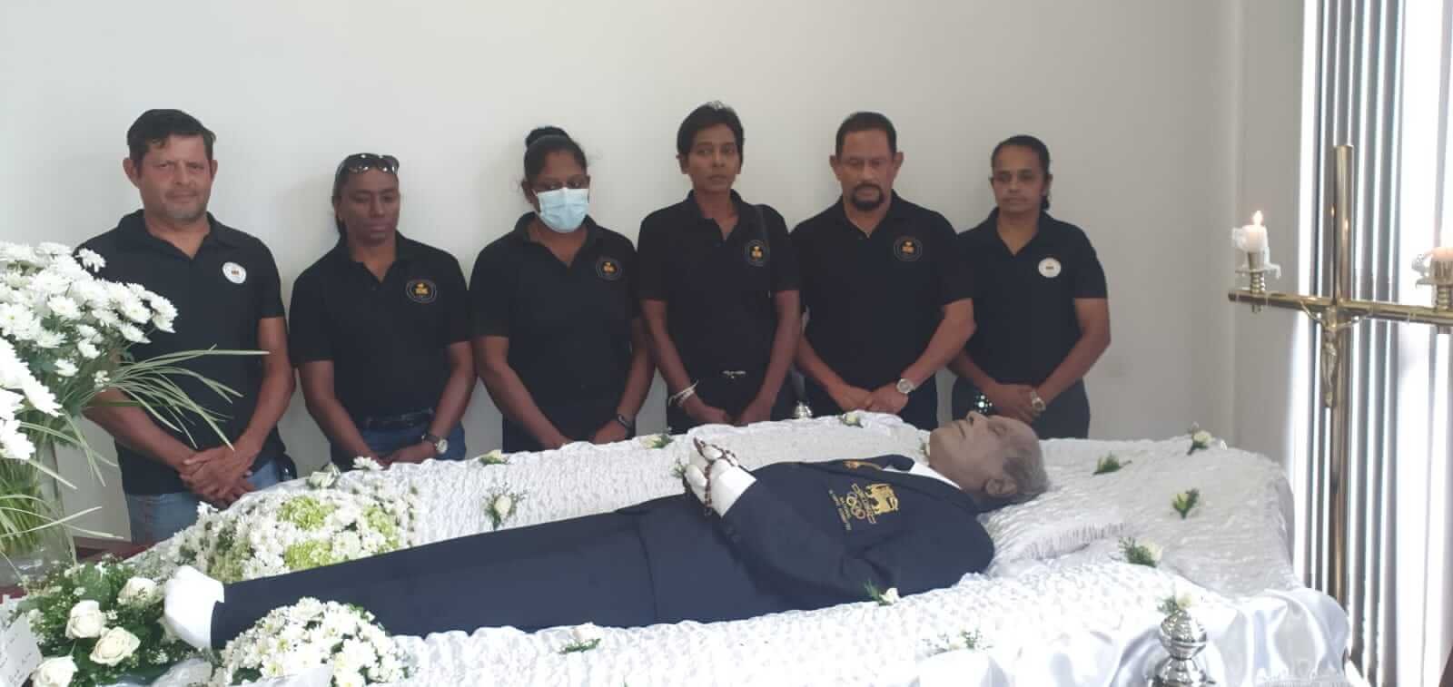 Announce the passing of beloved Ernest Fernando OLY