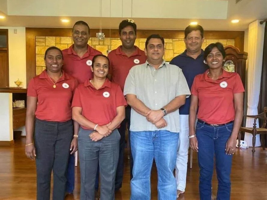 Sri Lanka Olympians met Hon. Shasheendra Rajapaksha