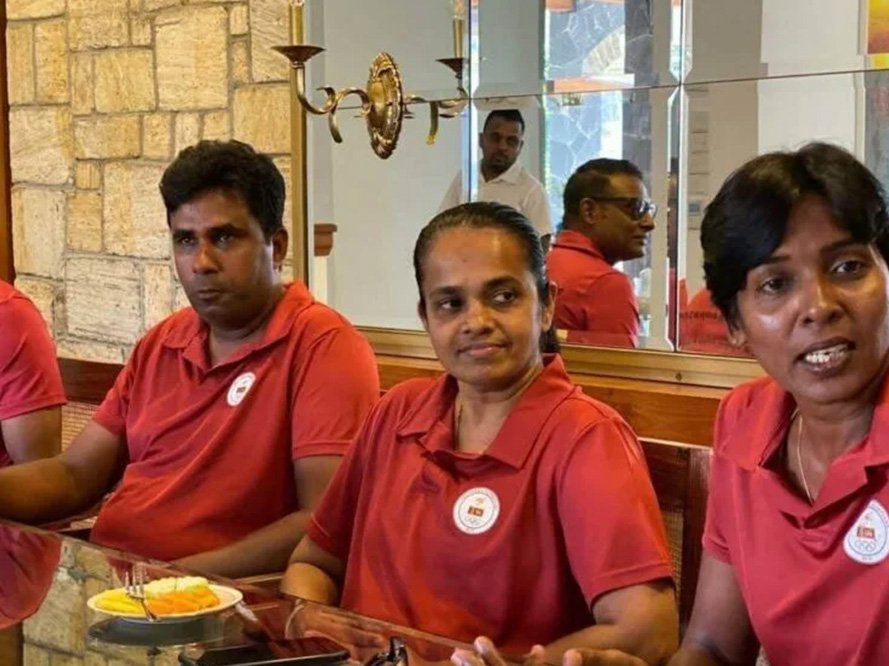 Sri Lanka Olympians met Hon. Shasheendra Rajapaksha